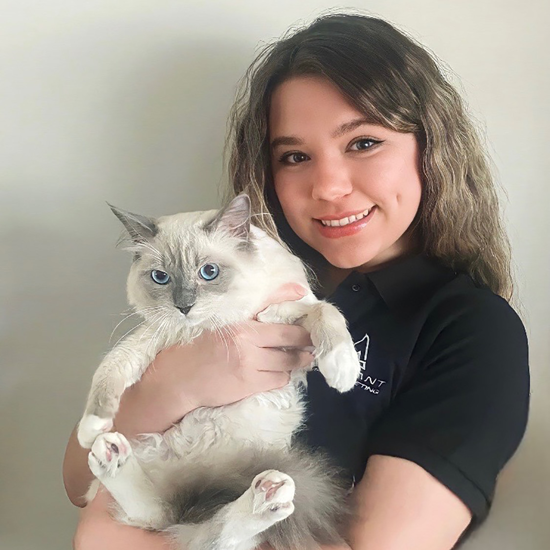 Madison Cherry Partner Support Specialist of Allegiant Digital Marketing After Photo with Canelo