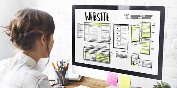 website wireframe