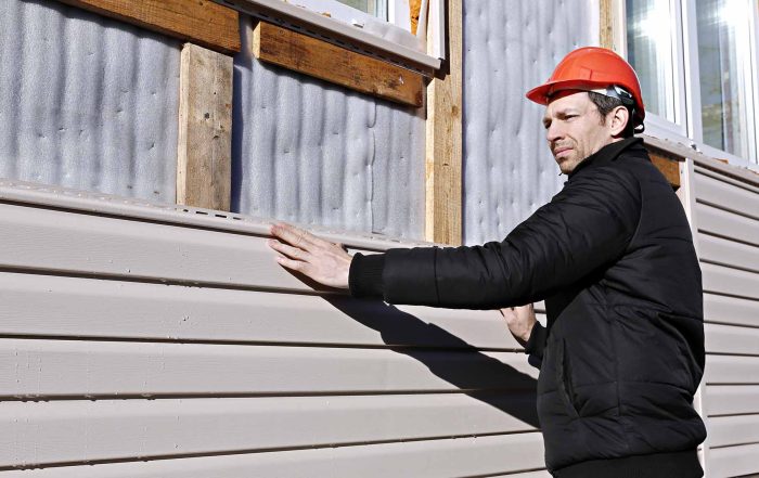 Siding installation