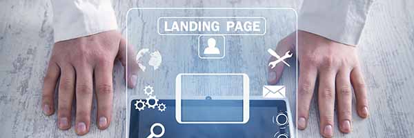 landing page
