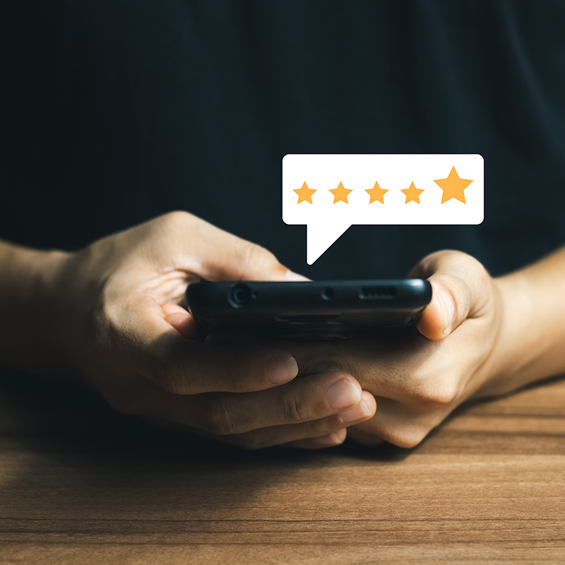 5 Star Review on Landing Page | Allegiant Digital Marketing