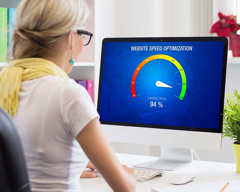 website page speed optimization score