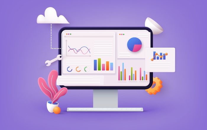 Vector illustration of a free website audit report.