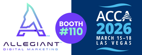 Allegiant Digital Marketing at Booth 110 ACCA 2206